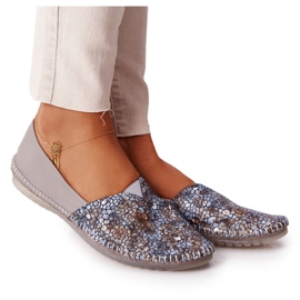 Bailarinas Mujer Piel Maciejka 01930-86 Ashen multicolor