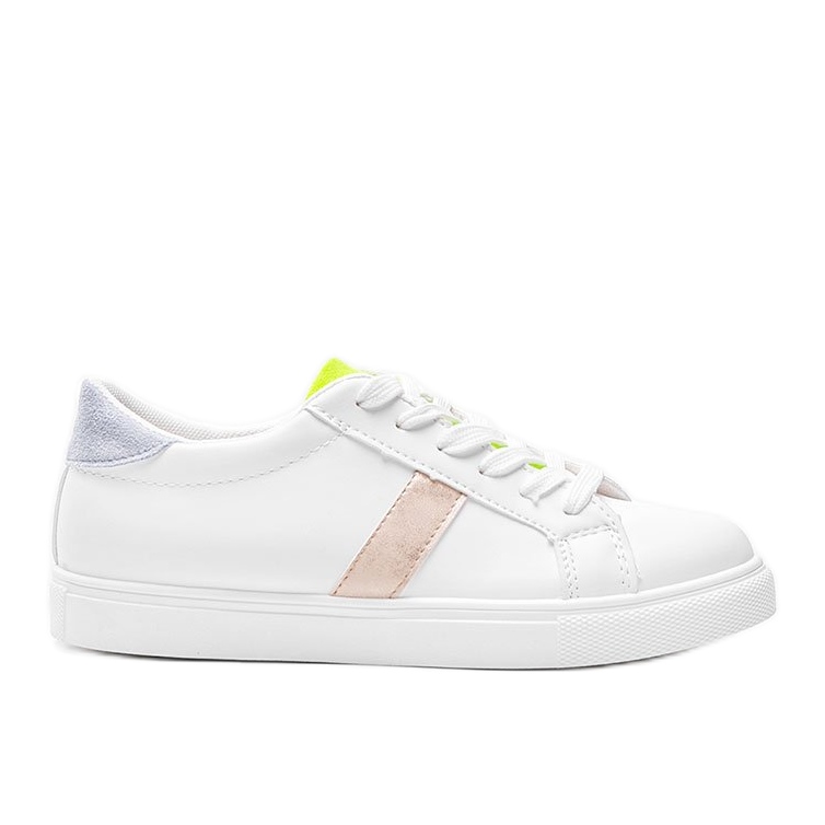 Zapatillas Estefani blanco pastel