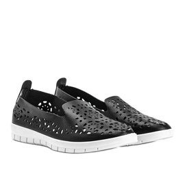 Zapatillas caladas Amira negras negro