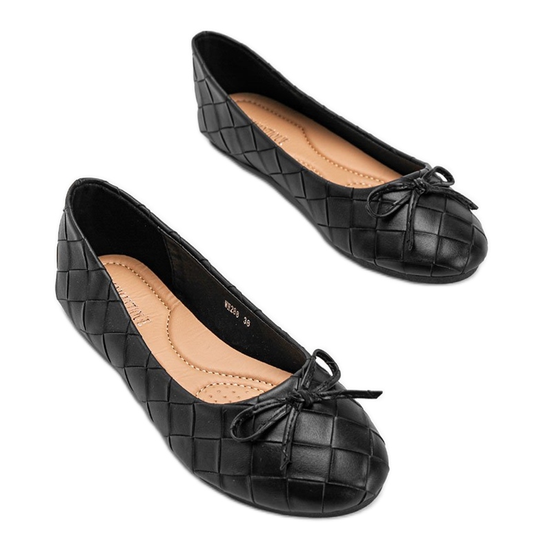 Bailarinas Kaiden trenzadas negras negro