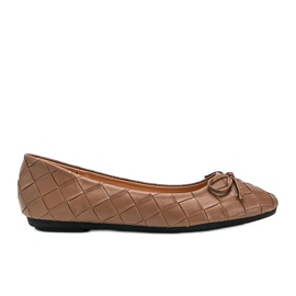 Bailarinas Kaiden beige trenzadas