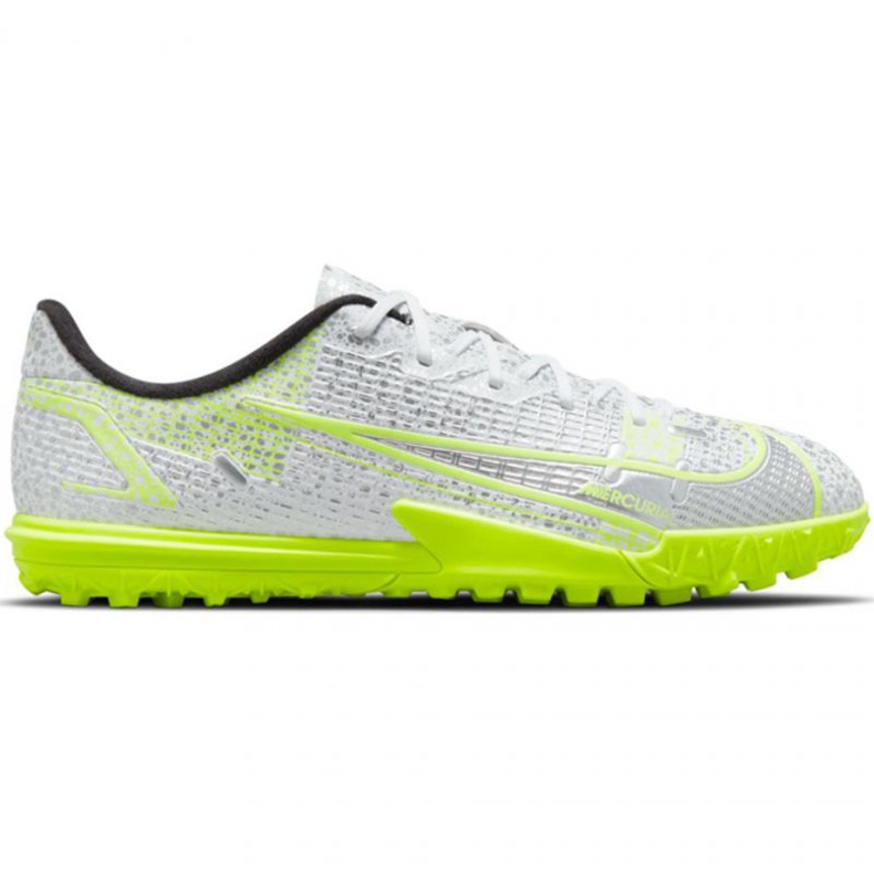 Zapatos de fútbol Nike Mercurial Vapor 14 Academy Tf Jr CV0822-107 multicolor blanco