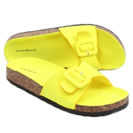 Zapatillas de mujer amarillas amarillas L-1056 Yellow amarillo