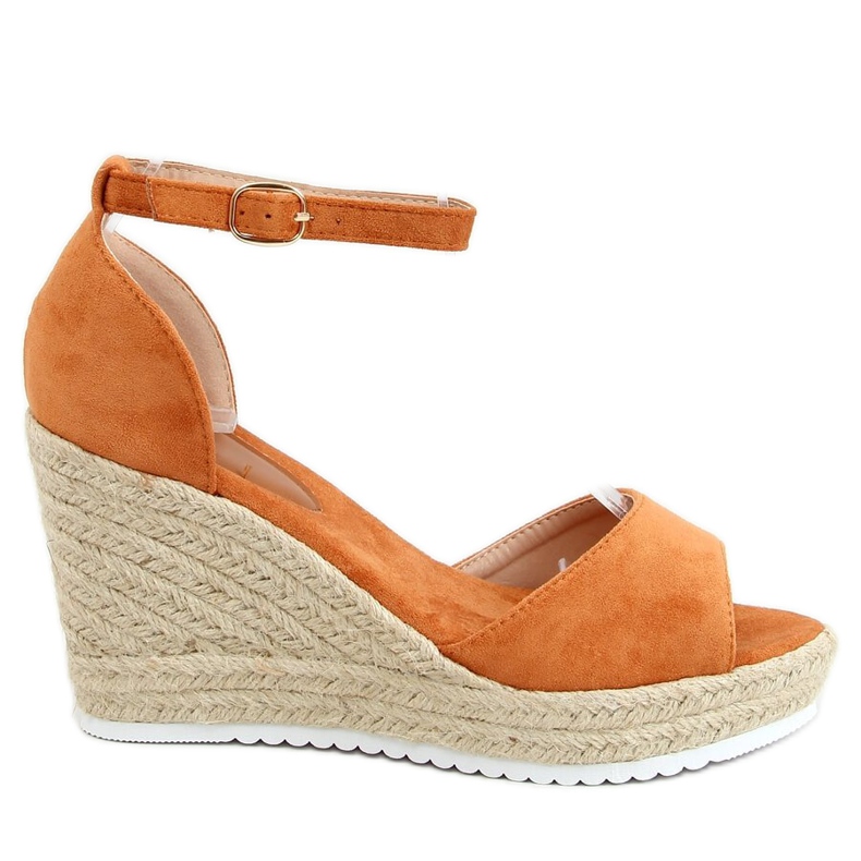 Sandalias alpargatas con cuña camel 888-89 Camel marrón