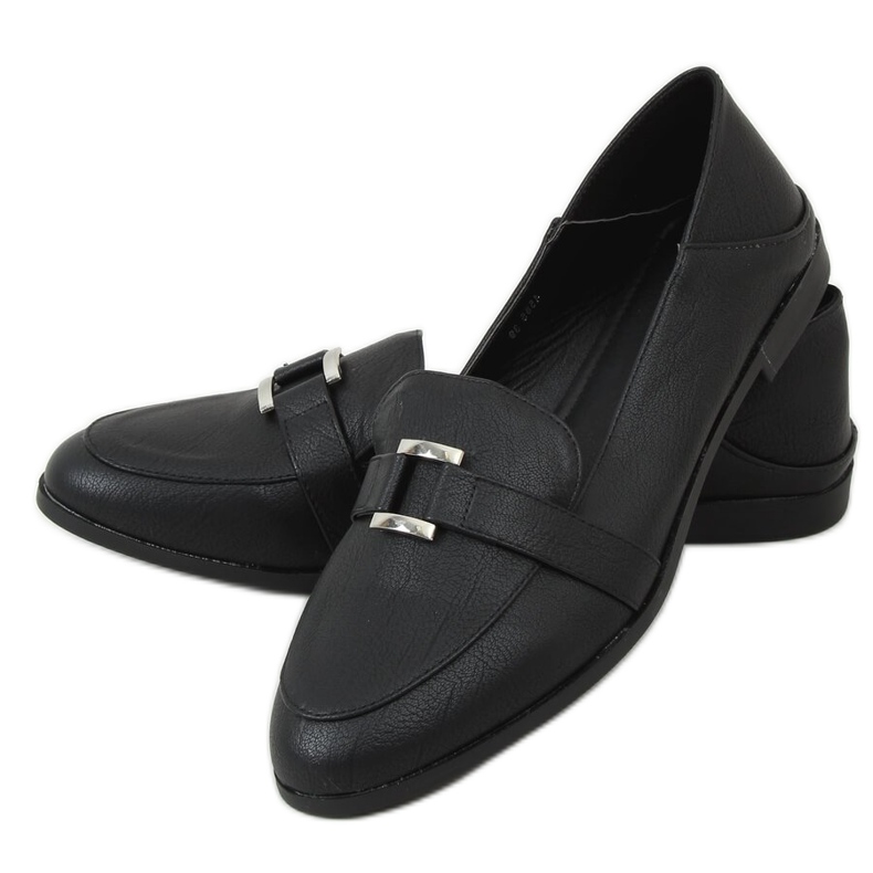 Mocasines de mujer negros 4585 Black