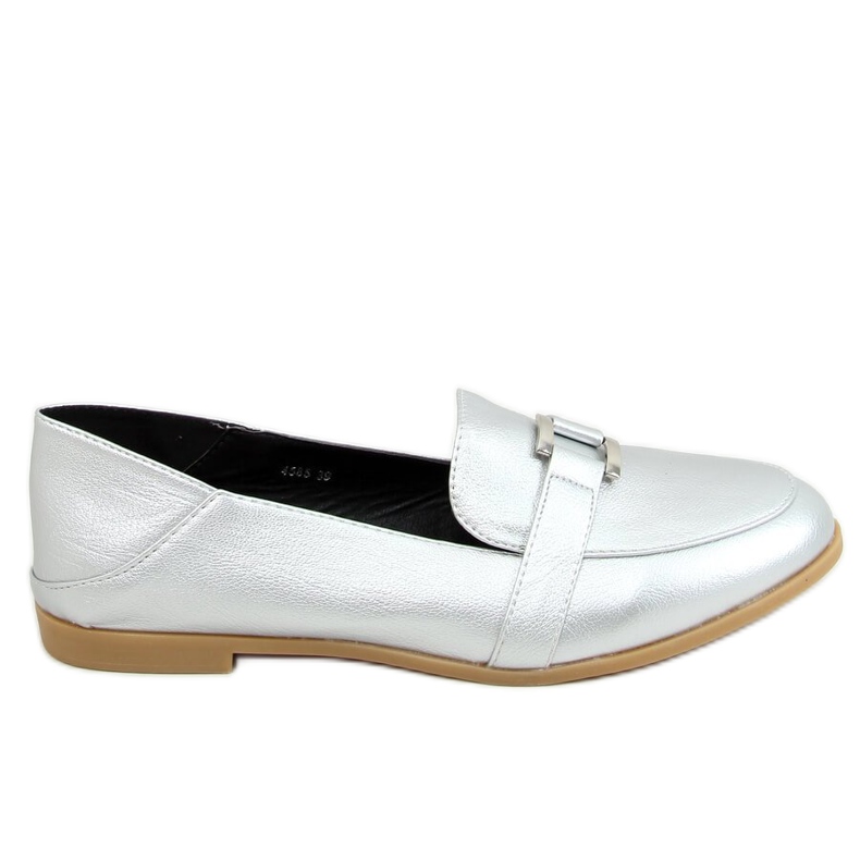 Silver Mocasines de mujer 4585 Silver plata