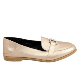 Mocasines de mujer Gold 4585 Gold dorado