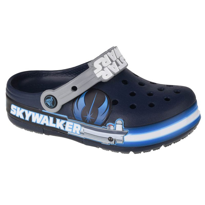 Crocs Fun Lab Luke Skywalker Lights K Clog Jr 206280-410 azul Crocs Fun Lab Luke Skywalker Lights K Clog Jr 206280-410 azul