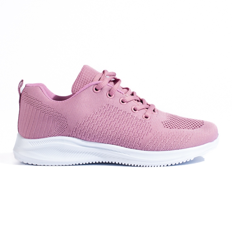 SUPER COOL Zapatillas deportivas ligeras caladas rosado