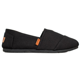 SHELOVET Zapatillas negras sin cordones negro