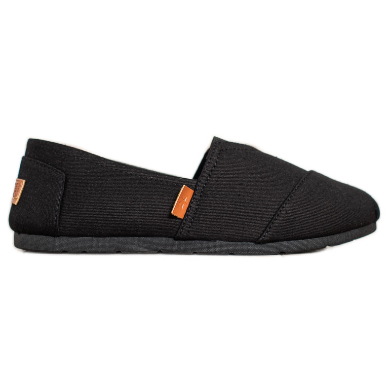SHELOVET Zapatillas negras sin cordones negro