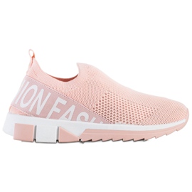 Filippo Zapatillas de deporte sin cordones de moda rosa