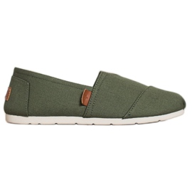 SHELOVET Zapatillas sin cordones verdes