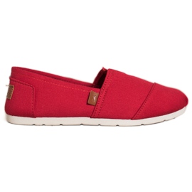 SHELOVET Zapatillas sin cordones rojas rojo
