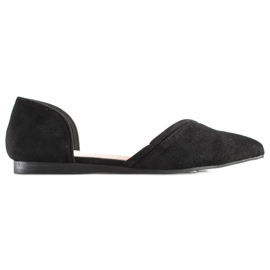 Goodin Bailarinas De Ante Con Recorte negro