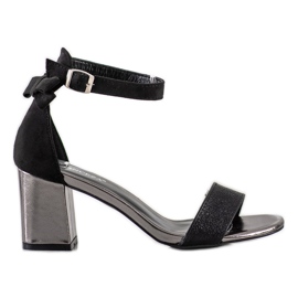 Sandalias Con Lazo VINCEZA negro