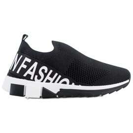 Filippo Zapatillas de deporte sin cordones de moda negro