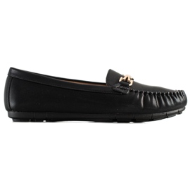 Fama Mocasines negros clásicos Fama Mocasines negros clásicos