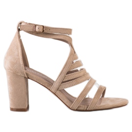 Sandalias de tiras VINCEZA beige