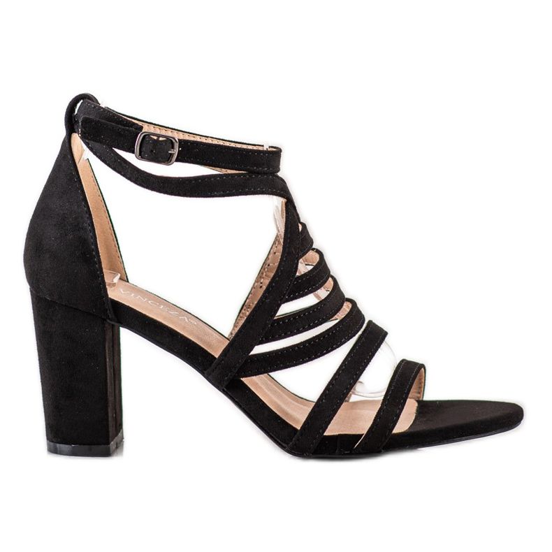 Sandalias de tiras VINCEZA negro