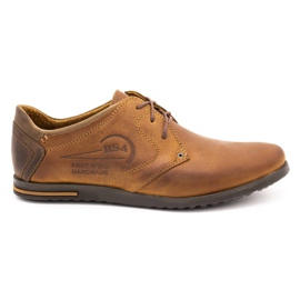 Polbut Zapato piel hombre 2103 camel marrón