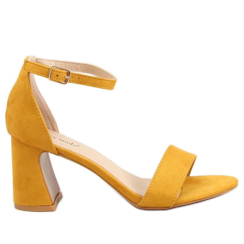 Sandalias de tacón 8741 Amarillo Sandalias de tacón 8741 Amarillo