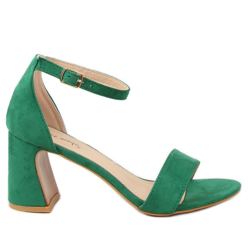 Sandalias de tacón verde 8741 Green Sandalias de tacón verde 8741 Green