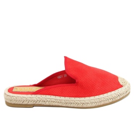 Rojo Alpargatas de mujer rojo 4821 Rojo