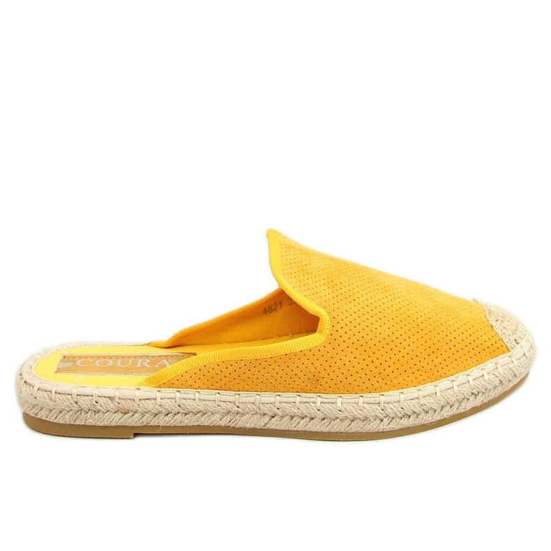 Pantuflas de mujer alpargatas miel 4821 Amarillo Pantuflas de mujer alpargatas miel 4821 Amarillo