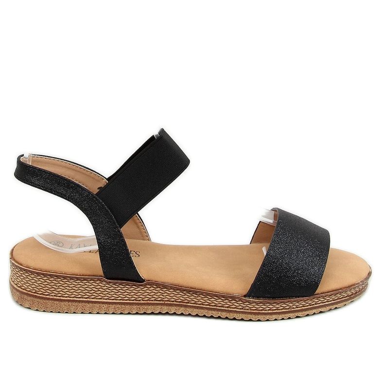 Sandalias de mujer negras K-99153 Black negro Sandalias de mujer negras K-99153 Black negro