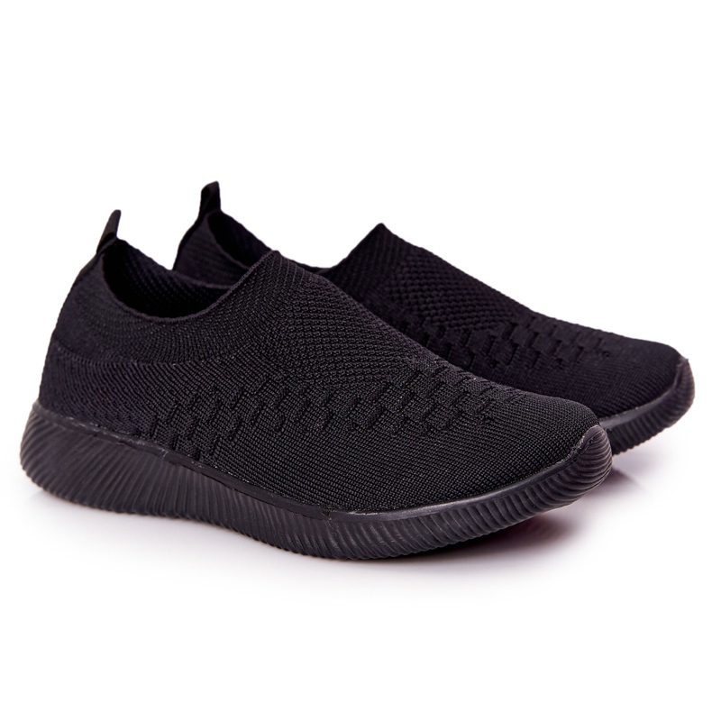 EVE Zapatos deportivos para niños Slip-On Black School Trip negro