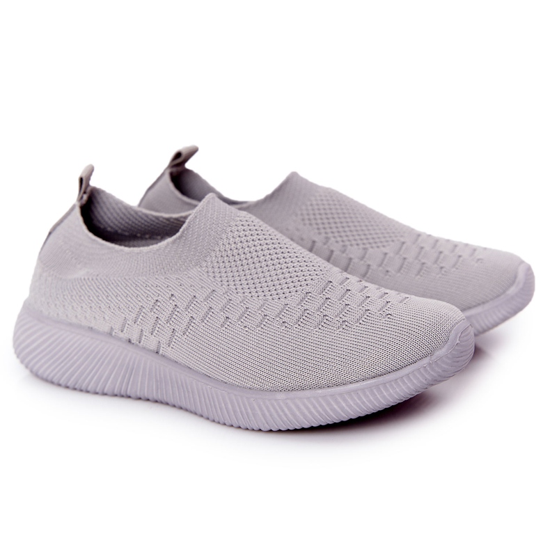 EVE Zapatos deportivos para niños Slip-On Grey School Trip gris