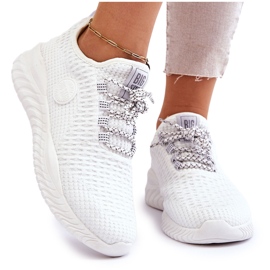 Zapatos Deportivos De Mujer Memory Foam Big Star HH274296 Blanco