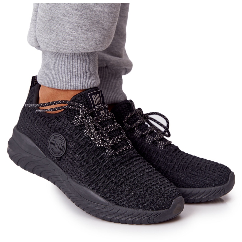 Zapatos deportivos de mujer Memory Foam Big Star HH274298 Negro