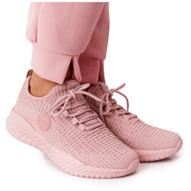 Zapatos deportivos de mujer Memory Foam Big Star HH274299 Rosa rosado