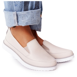 S.Barski Zapatillas de Mujer Slip-On S. Barski Beige
