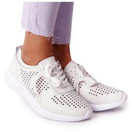S.Barski Zapatos Deportivos Piel Calada S. Bararski Blanco