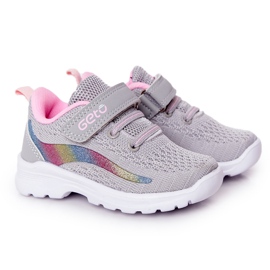 Zapatos deportivos para niños Zapatillas deportivas Gris Ready Go! rosado multicolor