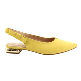 Filippo Zapatos de salón amarillos con tacón abierto FIILI PPO DP2092 / 21 YL dorado Filippo Zapatos de salón amarillos con tacón abierto FIILI PPO DP2092 / 21 YL dorado