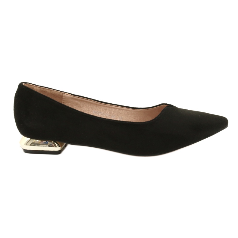 Salón con Tacones Dorados FILIPPO DP2091 / 21 BK negro Salón con Tacones Dorados FILIPPO DP2091 / 21 BK negro