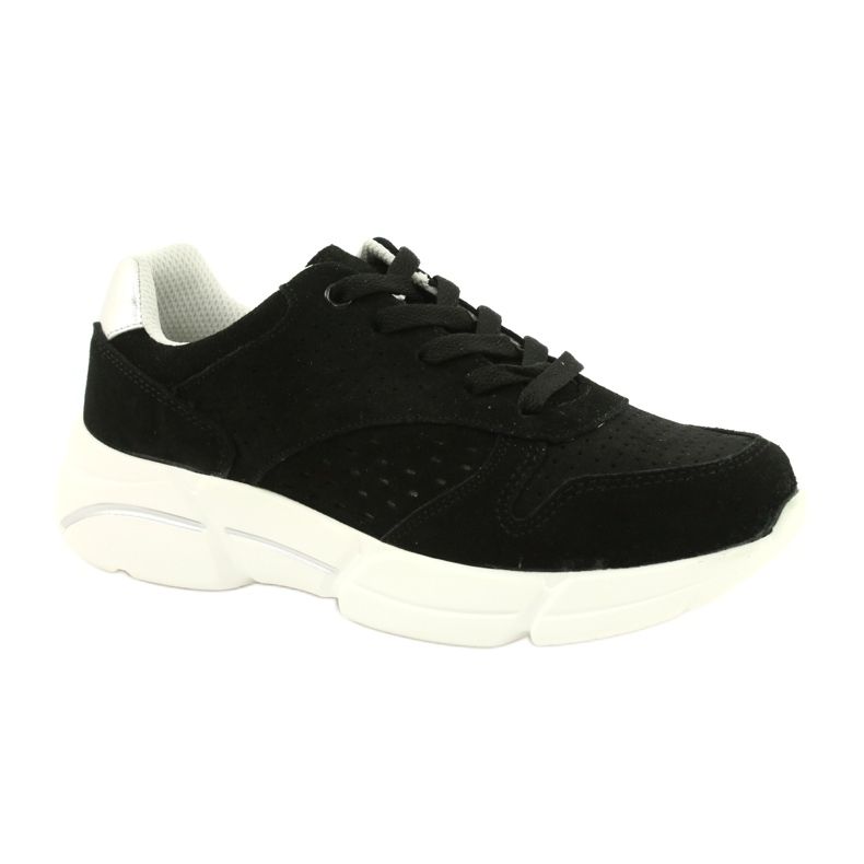 Filippo Black Women's Leede Leather Sports Sports DP2156/21 negro