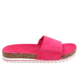 Zapatilla mujer corcho fucsia 38840 Fushia rosado