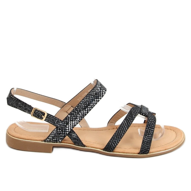 Sandalias de mujer negras H8-176 Negra negro