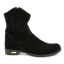Olivier Botas Cassie caladas para mujer negras negro