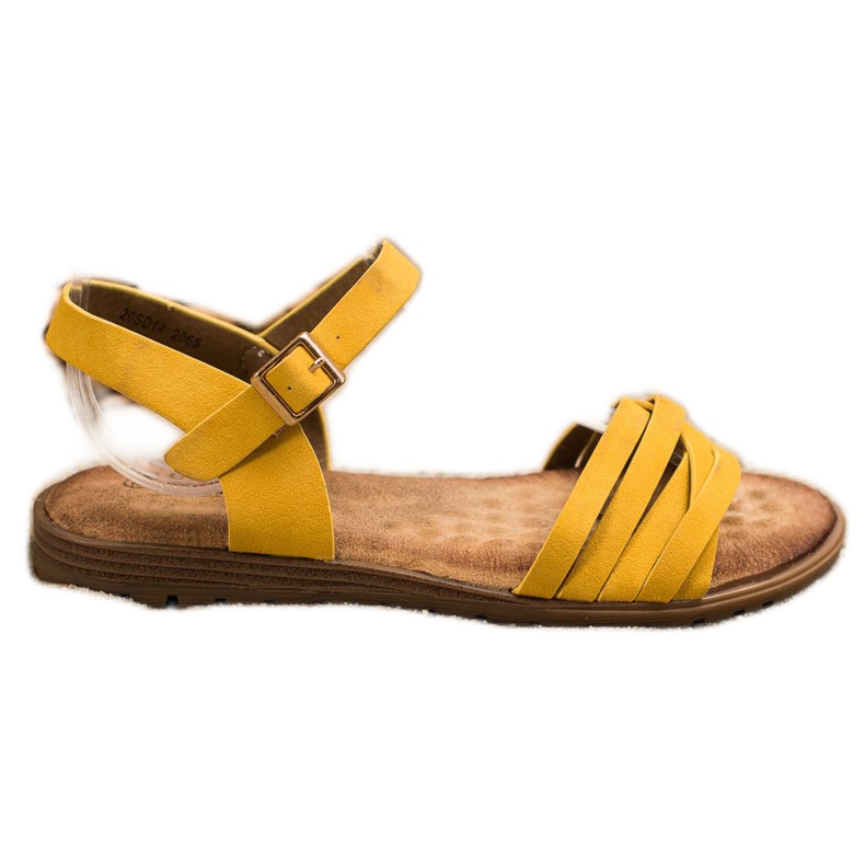 Evento Sandalias clásicas con hebilla amarillo