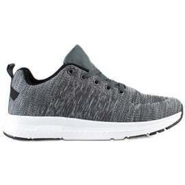 SHELOVET Zapatillas ligeras con cordones gris
