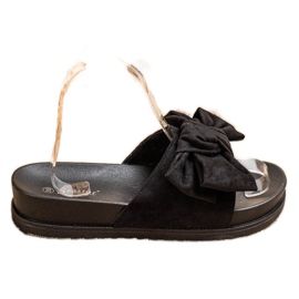 Seastar Zapatillas con lazo negro