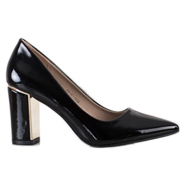 Goodin Bombas con estilo en tacones altos negro Goodin Bombas con estilo en tacones altos negro