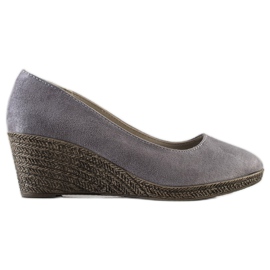 Goodin Bombas de cuña ligeras gris