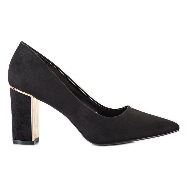 Goodin Bombas con estilo en tacones altos negro